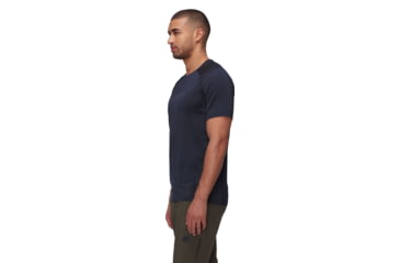 Image of Mammut Selun FL Logo T-Shirt - Mens, Marine-Steel, M, 1017-05050-50615-114
