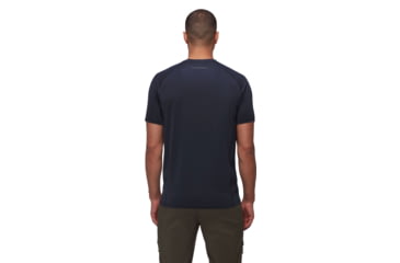 Image of Mammut Selun FL Logo T-Shirt - Mens, Marine-Steel, M, 1017-05050-50615-114