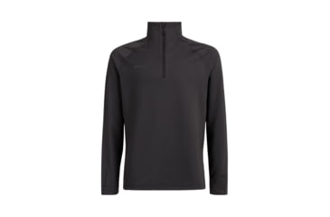 Image of Mammut Snow Midlayer Half Zip Pull - Men's, Black, Small, 1014-01740-0001-113