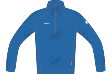 Image of Mammut Snow ML Half Zip Pull - Mens, Ice, Large, 1014-02400-5072-115