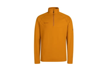 Image of Mammut Snow ML Half Zip Pull - Mens, Tumeric, Extra Large, 1014-02400-2216-116