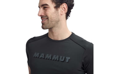 Image of Mammut Splide Logo T-Shirt - Mens, Black, Extra Large, 1017-00222-0001-116