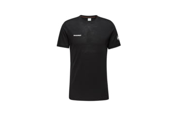 Image of Mammut Tree Wool FL T-Shirt - Mens, Black, L, 1017-06660-0001-115