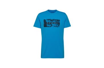 Image of Mammut Trovat Logo T-Shirt - Mens, Glacier Blue, S, 1017-06460-50589-113