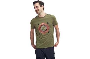 Image of Mammut Trovat T-Shirt - Men's, Small, Olive, 1017-09863-40079-113