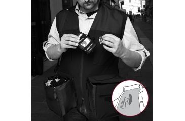 Image of Manfrotto Lino Pro Photo Vest Weight Distribution