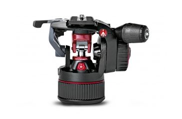 Image of Manfrotto Nitrotech N8 Fluid Video Head With Continuous CBS, Black, MVHN8AHUS