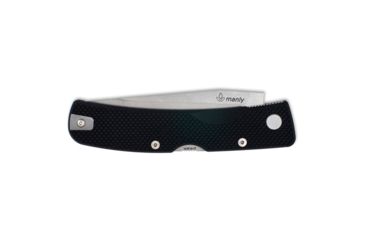 Image of Manly Peak G10 D2 Two Hand Folding Knife, Black, Small, 01ML020