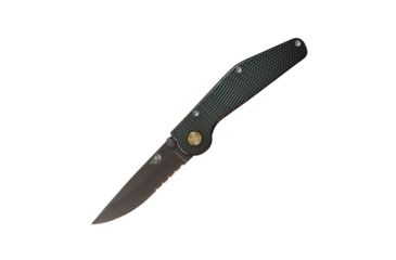 Image of Mantis Gt-Folder, 3.75in Drop Point, Serrated Blade, Manual, Green, GT-110