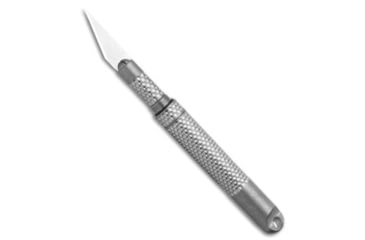 Image of Maratac Collapsible Titanium Scalpel w/ Spare Blades, Stainless Steel, Titanium Handle, Gray, One Size, BHQ-121369