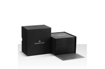 Image of Marathon 46 mm Jumbo Diver/Pilots Automatic Chronograph w/Stainless Steel Bracelet, Black, WW194014SS-0108