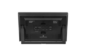Image of Marathon Digital Wall Clock w/Auto-Night Light, Graphite Gray CL030052GG