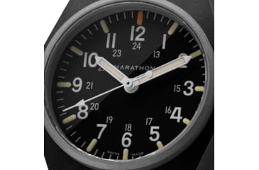 Image of Marathon General Purpose Quartz Wristwatch w/ Maraglo, Black, WW194009BK-0101