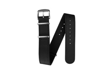 Image of Marathon Leather Nato Watch Strap, 22mm, Black, WS-LDS-BKSS-22-11
