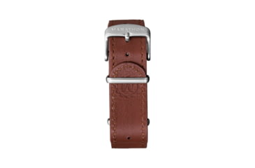 Image of Marathon Leather Nato Watch Strap, 22mm, Dark Tan, WS-LDS-DTSS-22-11