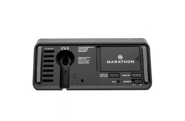 Image of Marathon LED Alarm Clock w/Two USB Ports, Black CL030055BK