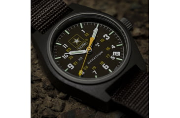 Image of Marathon Official US Amry Quartz Field Watch, Sage Green, NSN 6645-01-694-1795, WW194015SG-1101