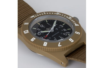 Image of Marathon Pilots Navigator Wristwatch w/Date and Tritium, Duvdevan Wristwatch, Desert Tan, WW194013DT-0602
