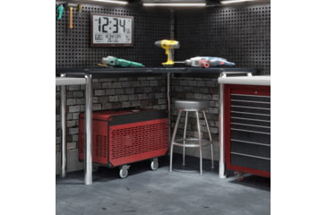 Image of Marathon Slim Atomic Full Calendar Wall Clock w/ Indoor/Outdoor Temperature, Wood, 14.6in x 1.2in x 9in, CL030066-WD-FD-NA