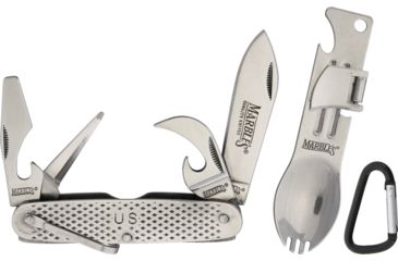 Image of Marbles Camp Combo Folding Knife,440 Stainless Steel,Spear Point, Handle MR390