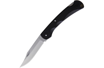Image of Marbles Lockback Black Folding Knife, 3.75 bead blast finish stainless clip point blade, Black checkered synthetic handle, BF210639 MR564 BLACK