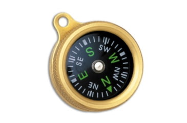 Image of Marbles Marbles Pocket Compass Gold/Black Brass MR1147, Gold, adult, BHQ-57203