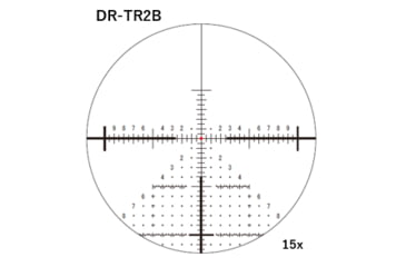 Image of March Scopes Lockable Tactical Turrets 1.5-15x42mm Riflescope, 34mm Tube, Dual FFP+SFP, DR-TR2B Reticle, Black, DE0524