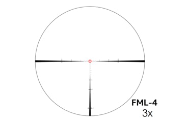 Image of March Scopes 1.5-15x42mm Normal Turret Rifle Scopes, 30mm Tube, First Focal Plane, FML-4 Reticle, Black, D15V42FIMLNFML-4 Reticle