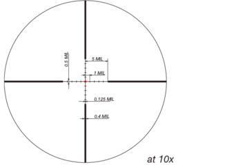 Image of March Scopes 1.5-15X42mm Normal Turret Rifle Scope, 30mm Tube, SFP, FD-2 Reticle, with 6-level Illumination, Black, NSN None, D15V42IML FD-2 Reticle