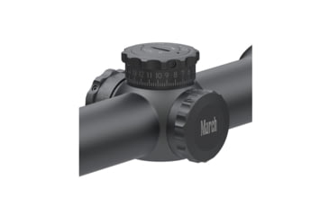 Image of March Scopes 2.5-25X42mm Tactical Turret Rifle Scope, 30mm Tube, SFP, MTR-4 Reticle, Black, NSN None, D25V42TM MTR-4 Reticle