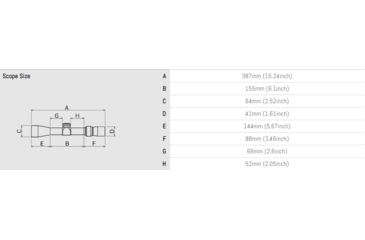 Image of March Scopes 5X-40X56mm Genll, Tactical Turret Rifle Scope, FML-1 Reticle, 34mm Tube, FFP, 0.05 MIL, Black, D40V56FML-G2 FML-1