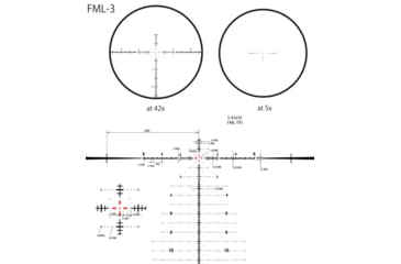 Image of March Scopes High Master Wide March-FX Angle 5X-42X56, Lockable Tactical Turrets, FML-3 Reticle, With 6-level Illumination, FFP, MIL, Black, D42HV56WFIMLX-G2FML-3Ret