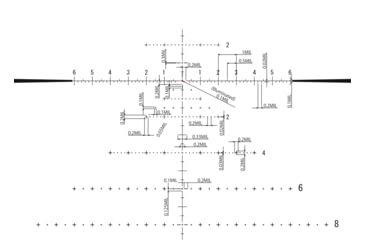 Image of March Scopes March-FX High Master Wide Angle 5-42x56mm 34mm Tube Rifle Scope, First Focal Plane, FML-MT Reticle, Black, D42HV56WFML-G2-FML-MT