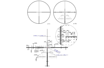 Image of March Scopes Shorty MIL 1-10x24mm Riflescope with Shuriken lockable turrets, DR-TR1F Reticle, Black, D10SV24FLXDR-TR1F