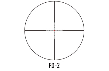 Image of March Scopes Tactical Turret Rifle Scope, 1,5-15x42mm, 30mm tube, FD-2 Reticle, w/6-level Illumination, Black, NSN None, D15V42TIML FD-2 Reticle