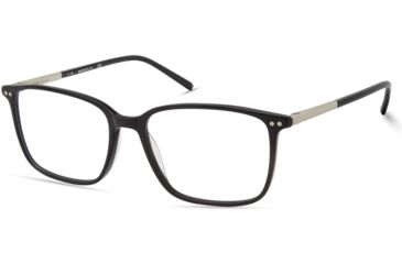 Image of Marcolin MA3020 Eyeglass Frames - Shiny Black Frame Color, Shiny Black Lens Color