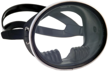 Image of Marine Sports Mask Black Rubber Round w/ Nose hold, 4027