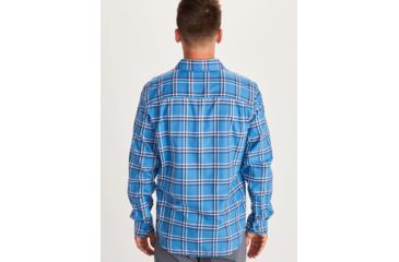 Image of Marmot Aerofohn Long Sleeve Top - Mens, Varsity Blue, Small, 42200-3488-S