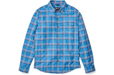 Image of Marmot Aerofohn Long Sleeve Top - Mens, Varsity Blue, Small, 42200-3488-S