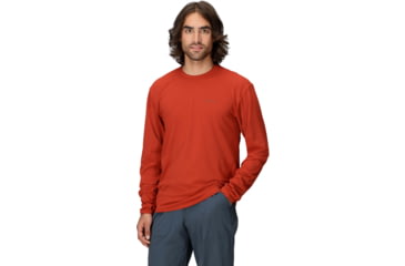 Image of Marmot AirExchange SolarShield Crew LS - Mens, Sumac, XL, M16049-24360XL