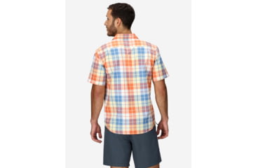 Image of Marmot AirExchange SolarShield Novelty SS Shirt - Mens, Pomelo Wayland Plaid, XL, M16075-24293XL