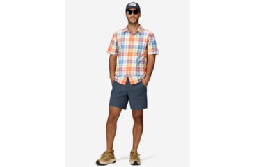 Image of Marmot AirExchange SolarShield Novelty SS Shirt - Mens, Pomelo Wayland Plaid, XL, M16075-24293XL