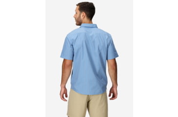 Image of Marmot AirExchange SolarShield Novelty SS Shirt - Mens, Rain Cloud Tomales Stripe, L, M16075-24297L
