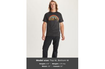 Image of Marmot Clove Hitch Short Sleeve T-Shirt - Mens, Charcoal Heather, Large, 41820-1204-L