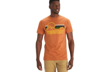 Image of Marmot Coastal Tee Short Sleeve - Mens, Copper, Medium, M12561-7160-M