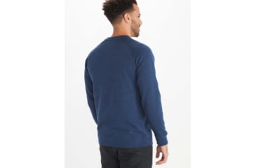 Image of Marmot Forest Crew Neck Sweatshirt - Mens, Navy Heather, Large, M11741-8550-L