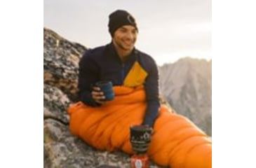 Image of Marmot Lithium Sleeping Bag, Blaze/Dark Rust, Regular, Left Zip, 22300-9346-LZ