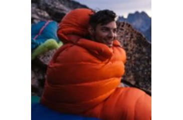 Image of Marmot Lithium Sleeping Bag, Blaze/Dark Rust, Regular, Left Zip, 22300-9346-LZ