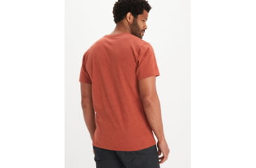 Image of Marmot Mountain Peaks Short Sleeve Shirt - Mens, Picante Heather, Small, 33390-7380-S
