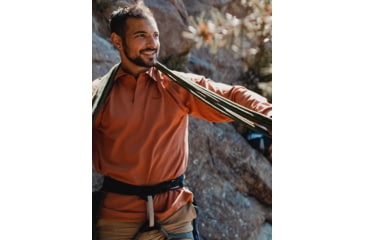 Image of Marmot Mountain Works Rugby Pullover - Mens, Sunburn, Medium, M15336-20497-M